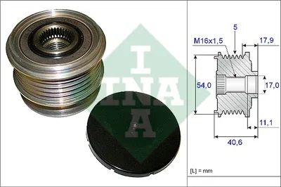 Шків генератора INA 535012110