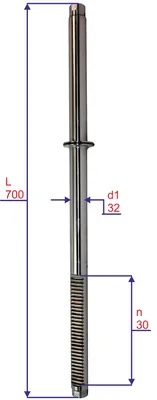 Шток кермової рейки MOTORHERZ HVZ0053