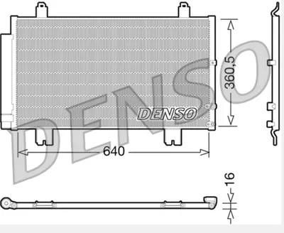 Радіатор кондиціонера  Rema Parts B3-00826