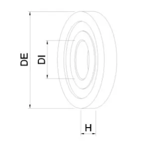 Подшипник генератора GHIBAUDI CA0056