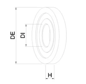 Подшипник генератора GHIBAUDI CA0015