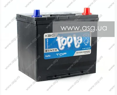 АКБ 65Ah/12V Top/Energy Japan R 118665
