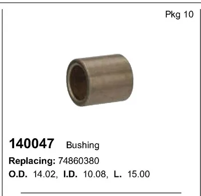 Втулка стартера Rema Parts 140047