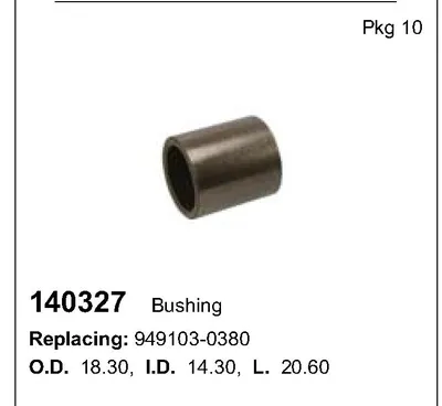 Втулка стартера Rema Parts 140327