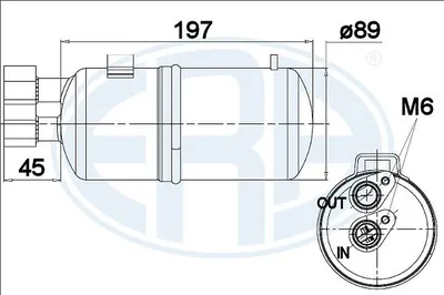 Осушувач кондиціонера ERA 668006