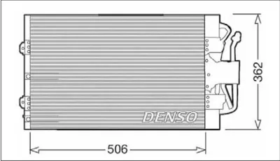 Радіатор кондиціонера  DENSO DCN10004
