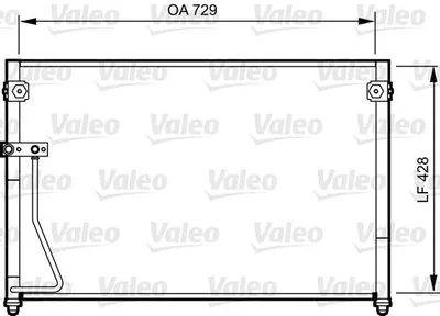 Радіатор кондиціонера  VALEO 814261