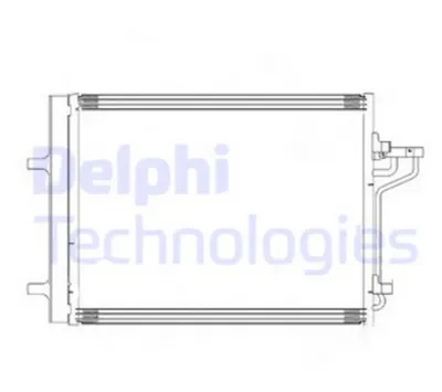 Радіатор кондиціонера  DELPHI CF20311